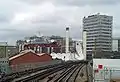 シェパーズ・ブッシュ・マーケット駅北側（BBCテレビジョンセンター側）