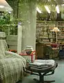 庭から望む書斎