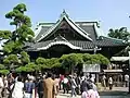 葛飾区柴又は、東京の東の端近くに位置し、下町情緒が漂う。『男はつらいよ』シリーズで全国的に有名になった。写真は柴又帝釈天。