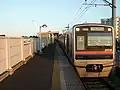 駅ホーム（2008年10月2日）