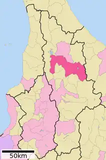 士別市位置図