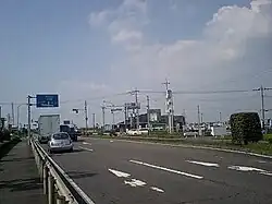 渋井交差点遠景