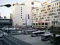 西口バスターミナル（2006年2月）