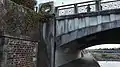 左岸北側。河川改修前は写真左側にもう一径間あった。