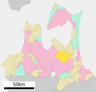 七戸町位置図