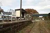 枝下駅跡（2009年（平成21年）12月）