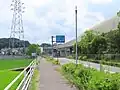 国道422号と接続する終点(石山寺3丁目北交点)