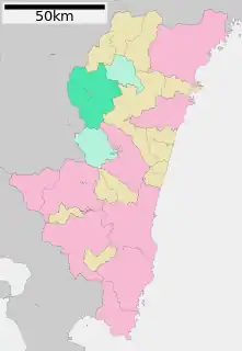 椎葉村位置図