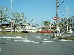 神戸電鉄志染駅前