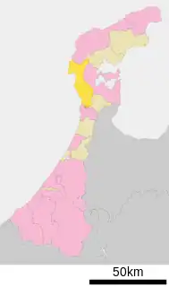 志賀町位置図
