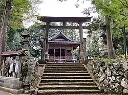 京都府福知山市島田神社正面