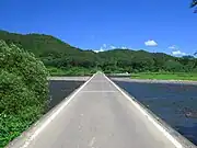 今成橋（佐田沈下橋）（高知県・四万十川、2010年）
