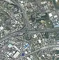 空中写真。国土交通省 国土地理院 地図・空中写真閲覧サービスの空中写真を基に作成。(2020年8月撮影)