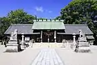 神明宮拝殿（高岡町、2019年（令和元年）9月）