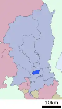 下京区位置図