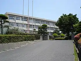旧下関中央工業高校（現）下関双葉高等学校