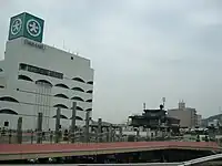 駅舎焼失後の様子(2006年1月29日撮影)