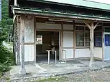 有人時代の改札跡（2011年8月）