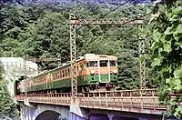 169系急行「信州」1978年 横川 - 軽井沢