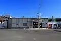 仮設駅舎（2012年12月）