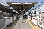 1・2番線ホーム（2023年4月）