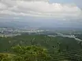 広徳寺展望台より甲賀土山IC方面を望む