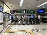 改札口(2021年9月)