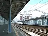 新幹線ホーム（2009年8月）