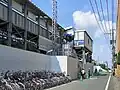 仮駅舎(2008年08月)