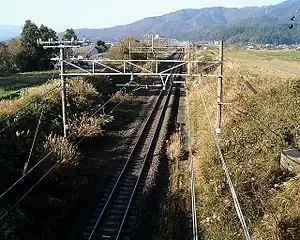 新垂井駅跡地(2002年12月)