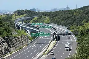 豊田東ジャンクション（2018年（平成30年）8月）