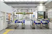 新幹線改札口（2021年12月）