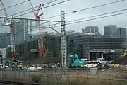 2018年4月撮影駅舎工事