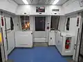 格納された運転台