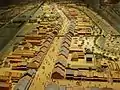 江戸時代の内藤新宿の模型（2005年7月17日撮影）