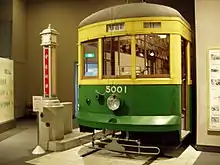昭和初期の市電（2005年7月17日撮影）