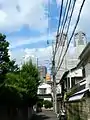 西新宿四丁目付近の住宅街