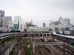 バスタ新宿着工前の新宿駅南口（2005年5月撮影）