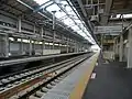 駅ホーム（2019年12月1日）