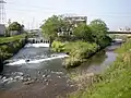 大山川との合流点（撮影場所：小牧市下末）