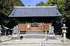 神明社拝殿（上郷町、2019年（平成31年）2月）