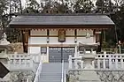 神明社拝殿（田籾町、2019年（平成31年）2月）