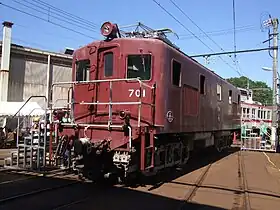 700形(元ED2001形)電気機関車(2007年撮影 鈴蘭台車庫)