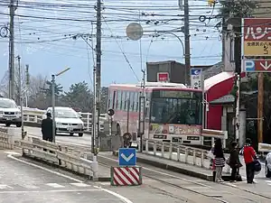 構内（2009年2月、当時の駅名は新富山）
