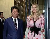 米大統領補佐官として初来日（2017年11月、安倍首相と）