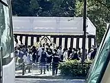 一般献花台の様子（2022年9月27日）