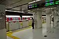 両国方面行きホーム（2018年5月24日撮影）