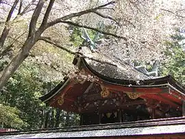 春の鹽竈神社景色