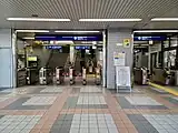 改札口(2021年3月20日)