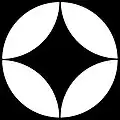しっぽう「七宝」紋（染抜）